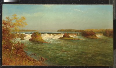 Aziz Anthony Şelalesi, 1887 dolayları by Albert Bierstadt