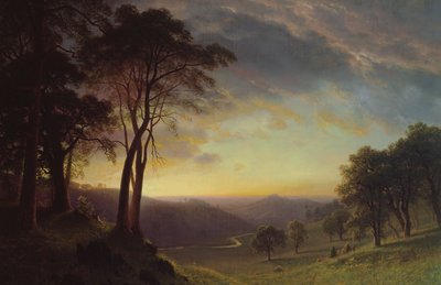 Sacramento Nehri Vadisi by Albert Bierstadt