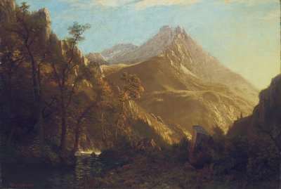 Wasatch Dağları by Albert Bierstadt