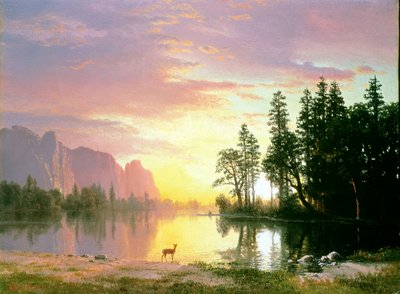 Yosemite Vadisi by Albert Bierstadt