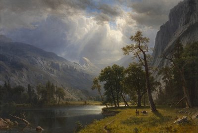 Yosemite Vadisi, 1866 by Albert Bierstadt