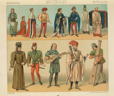 "Le Costume Historique" (Tam Kostüm Tarihi), Auguste Racinet, IV Cilt by Albert Charles August Racinet