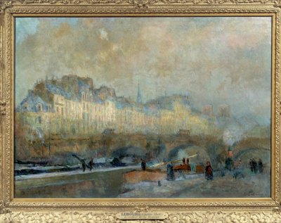 Paris, La Monnaie kilidi, kış güneşi veya Albert Lebourg