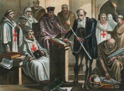Galileo Galilei Kutsal Makam huzurunda by Albert Chereau