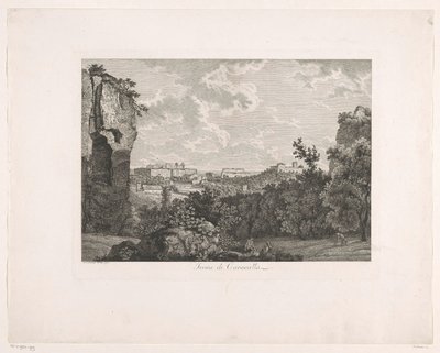 Caracalla Hamamları Terme di Caracalla (nesne üzerindeki başlık) İtalya