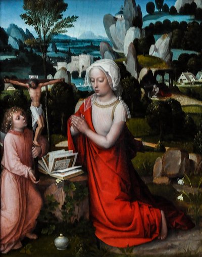 Manzara İçinde Magdalen by Albert Cornelis