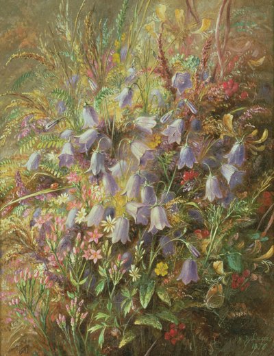 Harebells ve diğer Woodland Çiçekleri ve Otları by Albert Durer Lucas