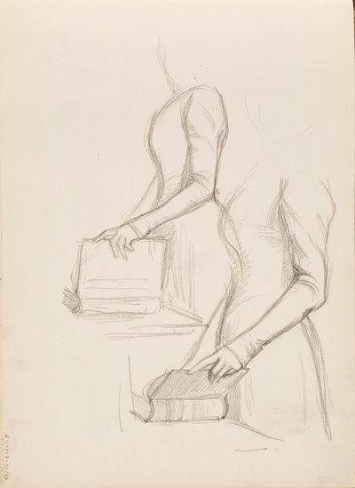 Camille Vallery-Radot, portre için eskiz by Albert Edelfelt