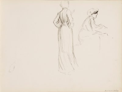 Personel taslakları by Albert Edelfelt