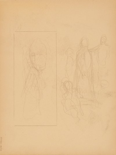 Personel taslakları by Albert Edelfelt