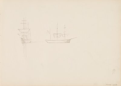 Yelkenli tekneler by Albert Edelfelt
