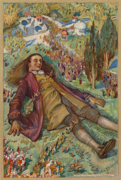 Yükselmeye Çalıştım, Ama Karıştıramadım (kromolitho) by Albert Edward Jackson