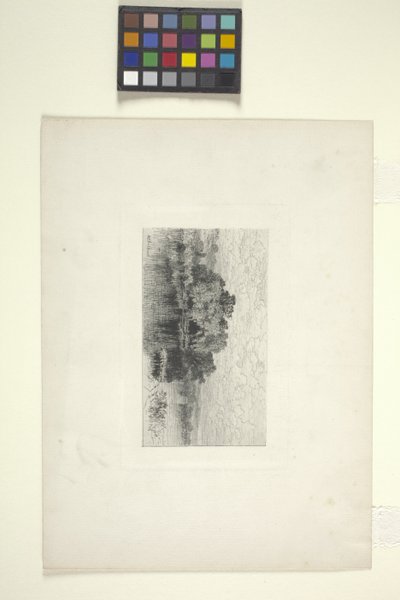 Göl Manzarası (mürekkep) by Albert Fitch Bellows