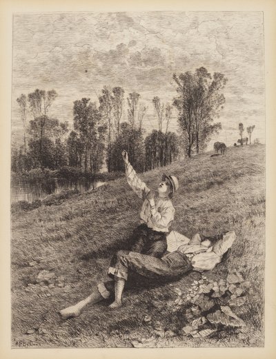 İsimsiz (Uçurtma Uçan Oğlanlar) by Albert Fitch Bellows