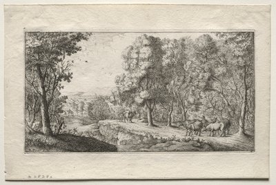 Ormanın Sınırındaki Yol by Albert Flamen