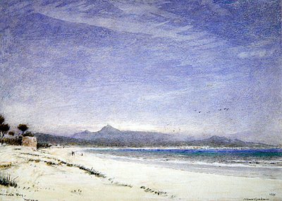 Alcudia Körfezi, Mayorka by Albert Goodwin