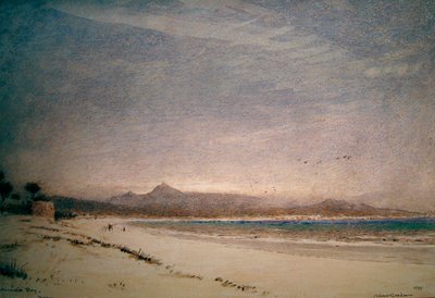Alcudia Körfezi, Mayorka by Albert Goodwin