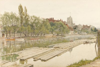 Tüm Azizler Kilisesi Maidstone by Albert Goodwin