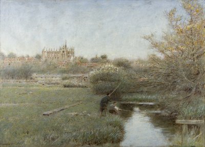 Arundel (suluboya, gövde rengi, kağıt üzerine kalem ve mürekkep) by Albert Goodwin