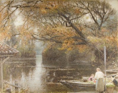 sonbahar parıltısı by Albert Goodwin