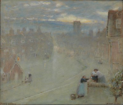 Severn üzerinde Bewdley by Albert Goodwin