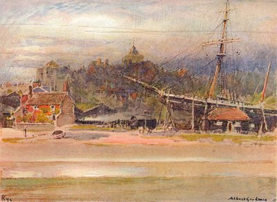 Tekne Üreticileri Yard, Çavdar, 1910 by Albert Goodwin
