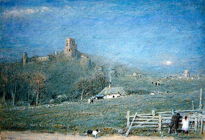 Korfe Kalesi by Albert Goodwin