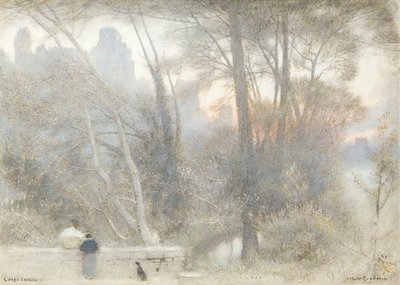 Korfe Kalesi by Albert Goodwin