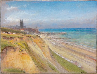Cromer (renkli kağıt üzerine suluboya ve kurşun kalem ile) by Albert Goodwin