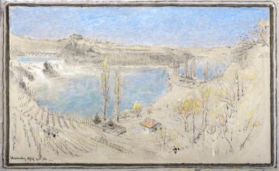 Ren Nehri Şelaleleri by Albert Goodwin