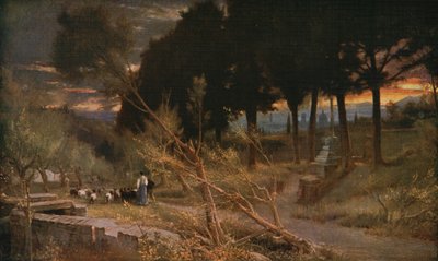 Floransa: Akşam, 1896, c1930. by Albert Goodwin