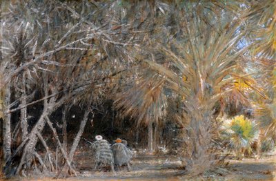 Jungle, The Explorers (suluboya ve gövde boyası) by Albert Goodwin