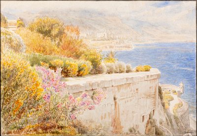 Monako (suluboya) by Albert Goodwin