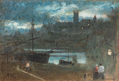 Penzance (suluboya) by Albert Goodwin