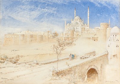 The Citadel, Kahire by Albert Goodwin
