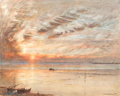 Denizdeki Şehir by Albert Goodwin