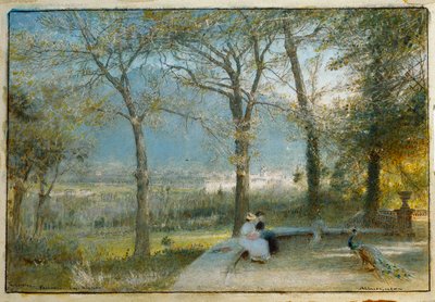 Bahçeler, Pallanza, Maggiore Gölü by Albert Goodwin