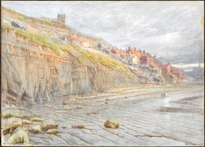 Whitby (mürekkepli suluboya) by Albert Goodwin