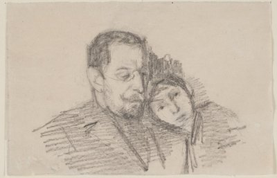 Yargıtay Avukatı Hartvigsen ve kızının portresi by Albert Gottschalk