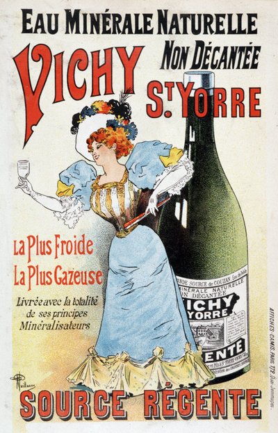 Maden suyu Vichy St Yorre için reklam - Albert Guillaume (1873-1942), v.1895 by Albert Guillaume