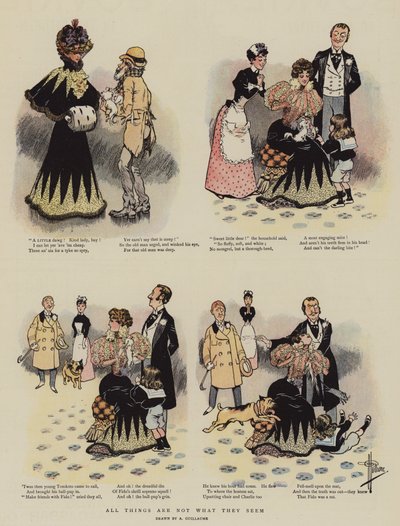 Her Şey Göründüğü Gibi Değildir (chromolitho) by Albert Guillaume
