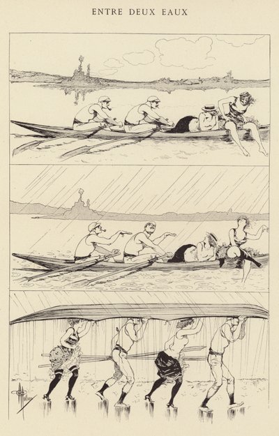 Çitin üzerinde by Albert Guillaume