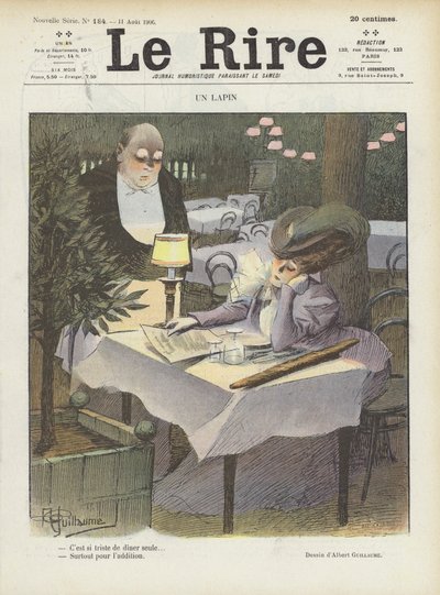 Le Rire için İllüstrasyon by Albert Guillaume