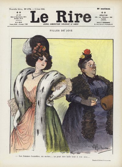 Le Rire için İllüstrasyon by Albert Guillaume
