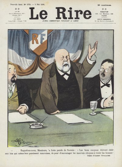 Le Rire için İllüstrasyon by Albert Guillaume