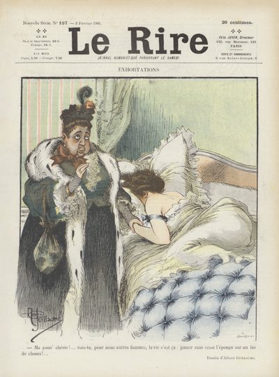 Le Rire için İllüstrasyon by Albert Guillaume