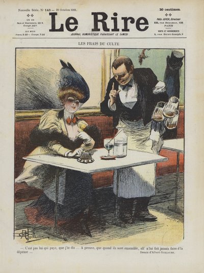 Le Rire için İllüstrasyon by Albert Guillaume