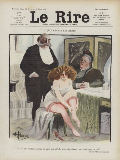 Le Rire için İllüstrasyon by Albert Guillaume