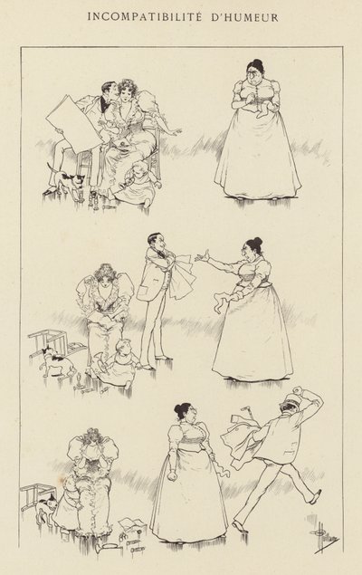 Ruh hali uyumsuzluğu by Albert Guillaume