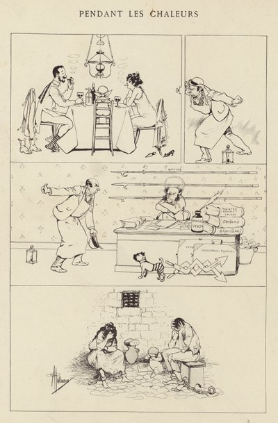 Elemeler sırasında by Albert Guillaume